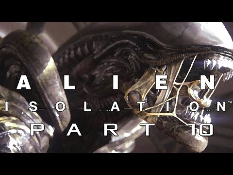 Alien Isolation Walkthrough Gameplay - Part 10 - HE'S CHEATING! (PC, PS4, XBOX ONE)