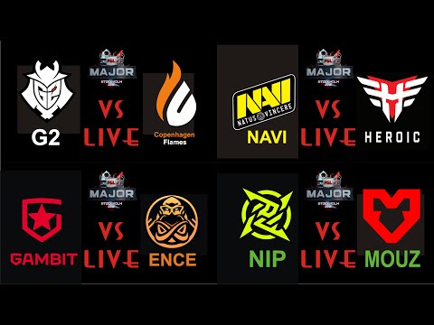 NaVi vs Heroic - NIP vs MOUZ  PGL STOCKHOLM MAJOR 2021