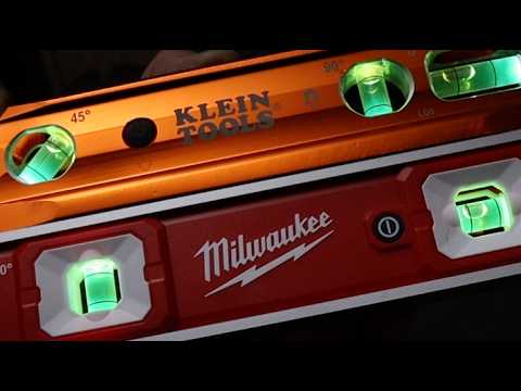 Level in the Dark! Klein vs Milwaukee Lighted Levels: Spoiler- neither wins! Good, bad & annoying!