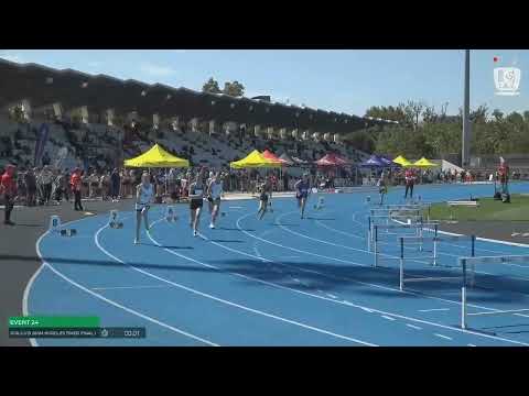 U13 Girls 200m Hurdles Timed Final 1: 2022 Commonwealth Bank State Track and Field Championships