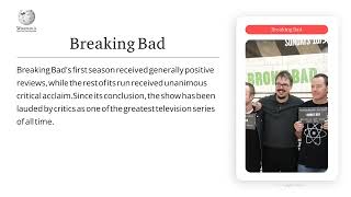 Breaking Bad Wikipedia by Comovid AI platform