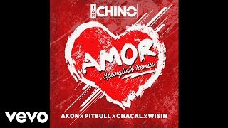 IAmChino, Pitbull, Wisin, Akon, Chacal - Amor Spanglish Remix (Official Audio)