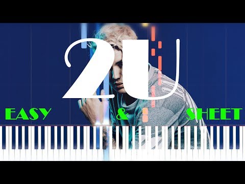 David Guetta - 2U feat. Justin Bieber | Piano Tutorial EASY