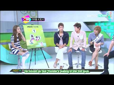 {SINAQ} 120824 MBLAQ on All The K-Pop (2/2)