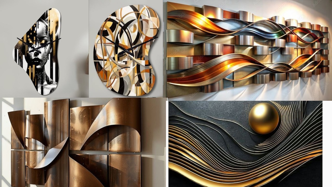 Modern Abstract Metal Wall Art for Every Space | Creative Home Décor Ideas 2026