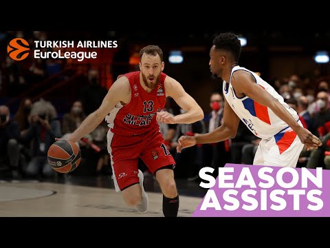 Sergio Rodriguez | Season Assists | 2021-22 Turkish Airlines EuroLeague