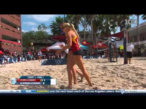 Beach Volleyball: USC 3, UCLA 2 - Highlights (Pac-12 Semifinals)