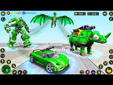 Rhino Robot Game - Android Gameplay