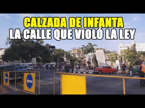 Recorriendo la CALLE INFANTA (COMPLETA) Así está La Habana, Cuba em 2023. No sabía que pasaba isto.
