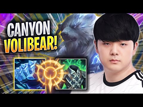 CANYON TRIES VOLIBEAR WITH NEW BUFFS! - DK Canyon Plays Volibear JUNGLE vs Kha'zix! | Season 2023