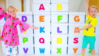 Download lagu Gaby and Alex Learn the Alphabet | ABC Song mp3 Download lagu Gaby and Alex Learn the Alphabet | ABC Song mp3