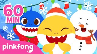 Baby Shark, It&#39;s Cold Outside 🎄| Carols |  Christmas Songs for Kids |  Pinkfong Christmas Playlist