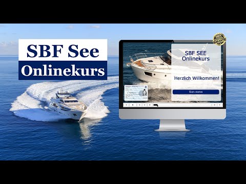 Sportbootführerschein See Onlinekurs von SegelnAG, SBF-See - Neuer Kurs 2025 erhältlich