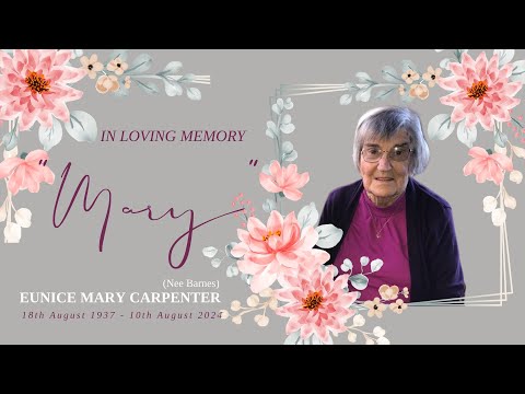 Eunice “Mary” Carpenter (Nee Barnes)