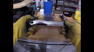 How to remove scratches and polish an aluminum bicycle crankarm