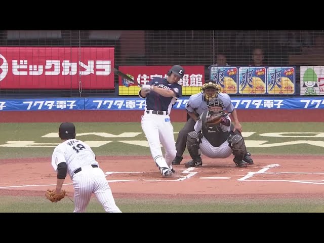 【1回表】ライオンズ・秋山の先頭打者ホームランで幸先よく先制!! 2019/7/6 M-L