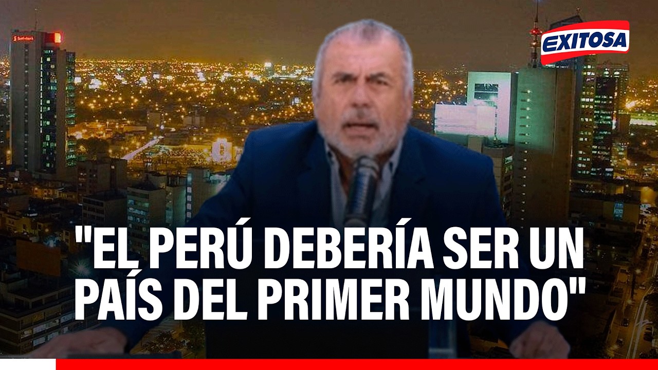 🔴🔵 Nicolás Lúcar remarcó que Perú debería ser un país de primer mundo: "¡La Singapur de Sudamérica!"
