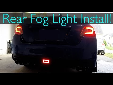 2016 Subaru WRX: Multifunction Rear Fog Light Install!!
