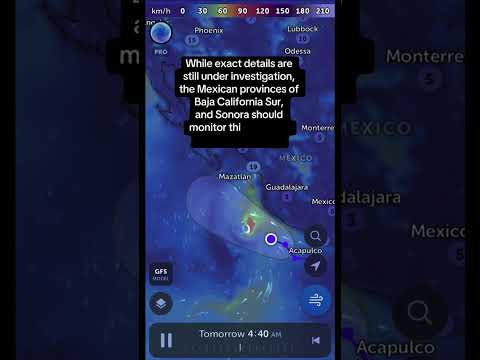 Invest 94E (September 1, 2025) #Invest94E #Hurricane #TropicalCyclone #Mexico #tropics