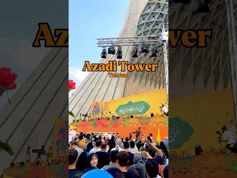 Azadi Tower Tehran ( Iran ) | Ali Ghelich 🎤 #iran #concert #tehran #youtubeshorts #viral #music #fy