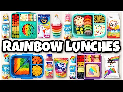 *NEW* RAINBOW Lunch Ideas ???? Bunches Of Lunches