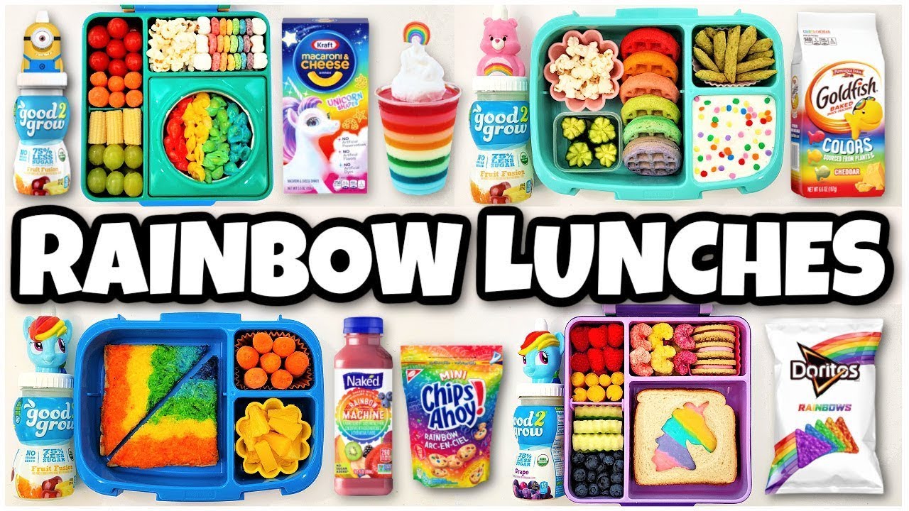 Watch video *NEW* RAINBOW Lunch Ideas 🌈 Bunches Of Lunches Now *NEW* RAINBOW Lunch Ideas 🌈 Bunches Of Lunches