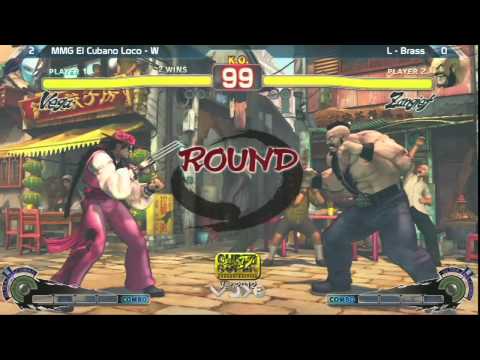 SSF4: MMG El Cubano Loco vs Brass - Grand Finals Why Me Dojo? 12