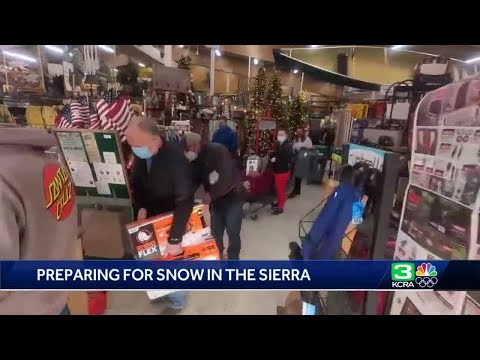 With big winter storm expected, Truckee residents rush to get homes prepped