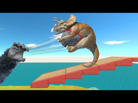 Large Stone Hitting Armies - Animal Revolt Battle Simulator