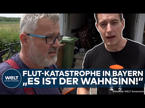 HOCHWASSER: Ausmaß der Katastrophe wird sichtbar! Flut-Wasser geht in Teilen von Bayern zurück