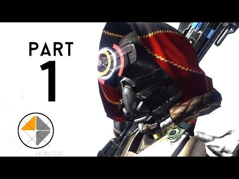 Destiny Walkthrough Part 1 - LIVE Hunter Golden Guns (Destiny Gameplay Alpha PS4)
