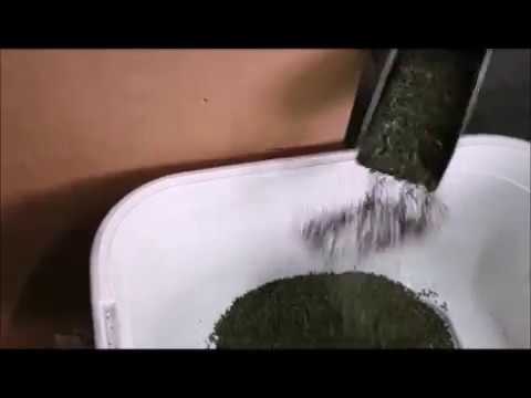 Processing line for herbs cutting and separation - preparing material for extraction/destillation