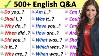 🔥1000 question answers to speak English Easily and Fluently / B1 English Listening Practice