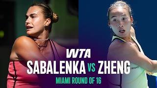  Aryna Sabalenka Lolos ke Perempat Final, Tumbangkan Zheng Qinwen di Miami Open
