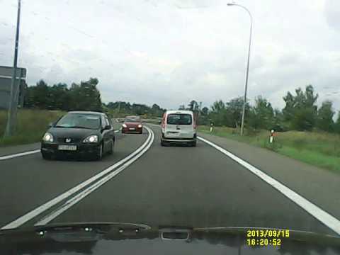 Kamera samochodowa myEye Traffic z Biedronki w akcji!