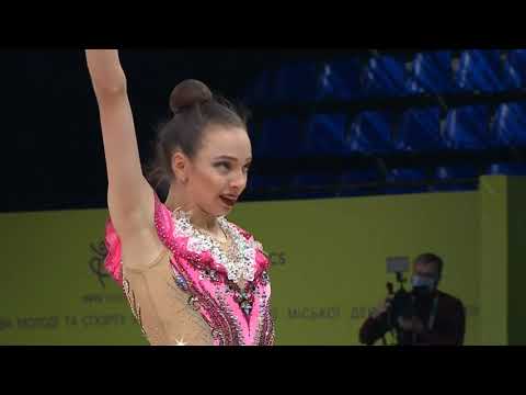 Kamelya Tuncel - Ribbon AA - 2020 European Championships Kyiv