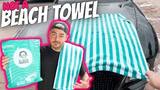 DRY YOUR CAR FAST and Snag Free with the New QUIVR Beach Towel