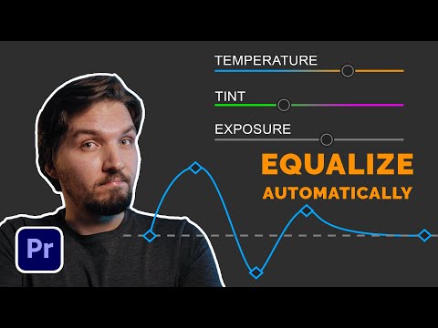 How to FIX changing brightness and white balance in Premiere Pro AUTOMATICALLY - super easy!