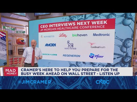 Jim Cramer looks ahead to next week's market moving moments