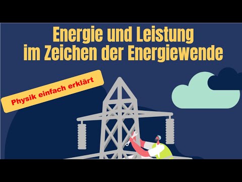 Energiewende verstehen: die physikalischen Begriffe Energie & Leistung im aktuellen Kontext erklärt