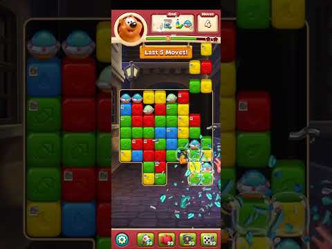 Toon Blast Level 2528 No Boosters Series