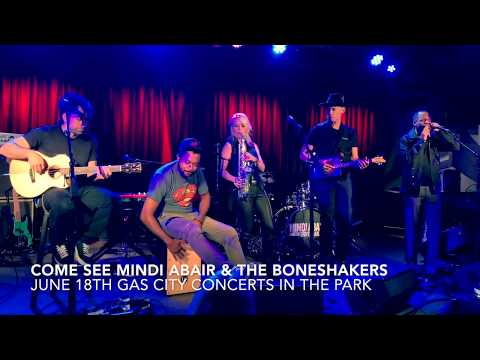Come see Mindi Abair & The Boneshakers @ Gas City Concerts In The Park 6/18