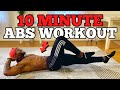 AB WORKOUT AT HOME // 10 MINUTES // NO EQUIPMENT