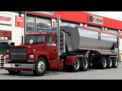 Thumbnail for Ford L-Series | Mods | 1.42 American Truck Simulator Gameplay by Ford L-Series