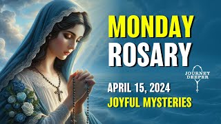 Monday Rosary 🤍 Joyful Mysteries of the Rosary 🤍 April 15, 2024 VIRTUAL ROSARY
