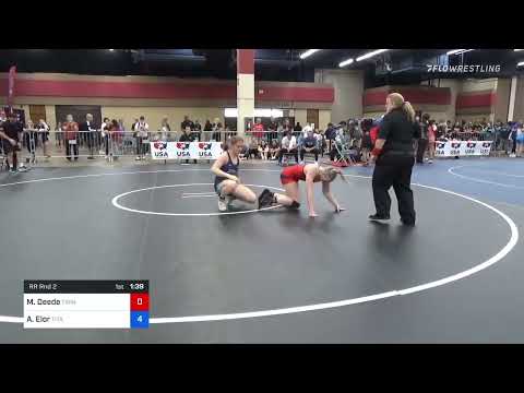 72 Kg Rr Rnd 2 - Marlynne Deede, Twin Cities Regional Training Center Vs Amit Elor, Titan Mercury