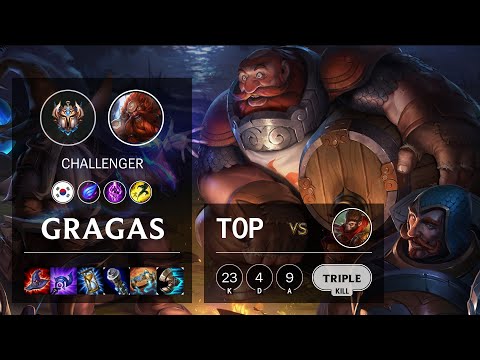 Gragas Top vs Wukong - KR Challenger Patch 10.16