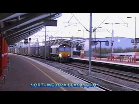 Drs class 66430 was working (4m44) intermodal train @ rugby on the 10/03/2011