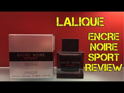 Lalique Encre Noire Sport Review | LALIQUE ENCRE NOIRE FRAGRANCE REVIEW Video