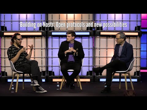 Building on Nostr: Open protocols and new possibilities. Recorded at Web Summit, Lisbon 11.25 #nostr video thumbnail